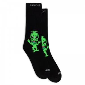 Ripndip Bah Humbug Sokken Zwart | NLWY2655