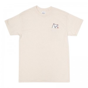 Ripndip Be Mine Nermal Pocket Overhemd Beige | NLAP2244