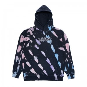 Ripndip Blaze Hoodie Zwart Koraal Paars | NLDN2547