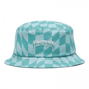 Ripndip Checked Bucket Hoed Olijfgroen | NLBC2075