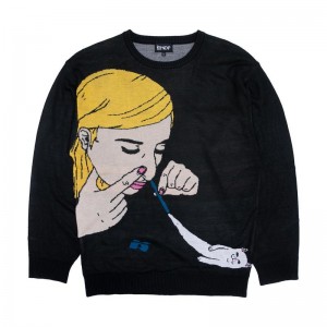 Ripndip Coconerm Knit Truien Zwart | NLFM2143