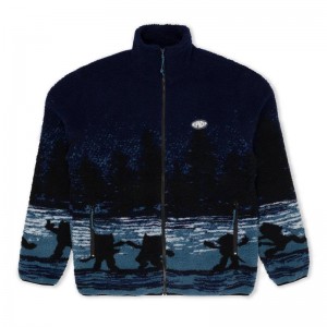 Ripndip Cosmic Meadow Sherpa Jassen Paars | NLIS2474