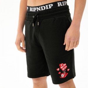Ripndip Cupids Nightmare Sweat Korte Broek Zwart | NLOR2190