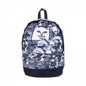 Ripndip Dark Twisted Fantasy Rugzak Zwart Wit | NLIS2746