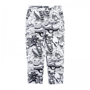 Ripndip Dark Twisted Fantasy Twill Broek Zwart Wit | NLGL2389