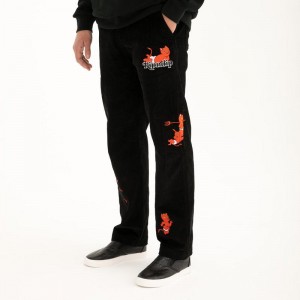 Ripndip Devil Baby Corduroy Broek Zwart | NLRW2400