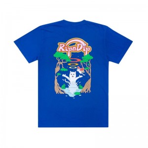 Ripndip Down By The River Overhemd Koningsblauw Blauw | NLDN2365
