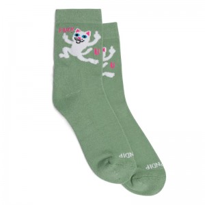 Ripndip F U Mid Sokken Diepgroen | NLYU2651