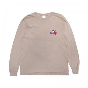 Ripndip Fireworld Lange Mouwen Khaki | NLUT2449