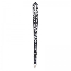 Ripndip Fuckin Fuck Lanyard Accessoires Zwart | NLDN2768