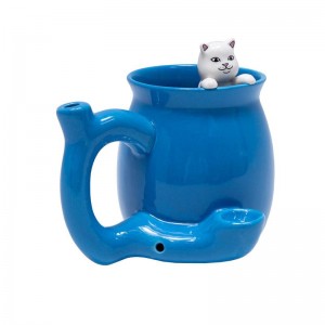 Ripndip Got Greens Keramiek Coffee Mug Pipe Accessoires Blauw | NLTV2794