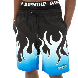 Ripndip Hades Swim Korte Broek Zwart | NLIS2189