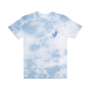 Ripndip Heaven And Hell Overhemd Blauw Lichtturkoois | NLLH2333