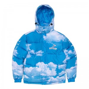 Ripndip Heaven And Hell Puffer Jassen Blauw | NLIS2500