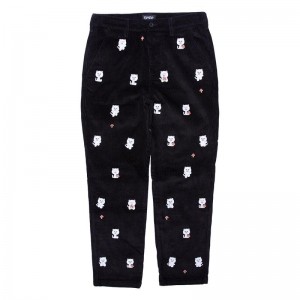 Ripndip Hello Nermy Corduroy Broek Zwart | NLSO2418