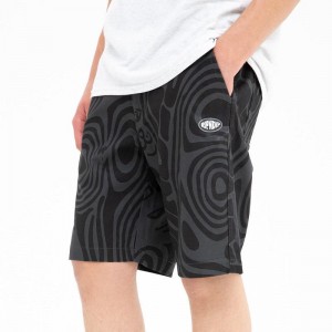 Ripndip Hypnotic Katoenen Twill Korte Broek Zwart | NLJJ2198