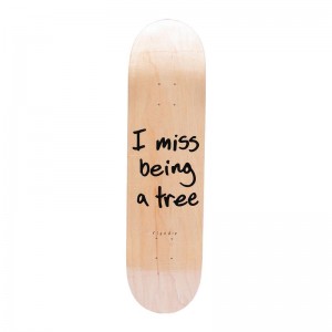 Ripndip I Miss Being A Tree Skateboard Beige | NLWY2726