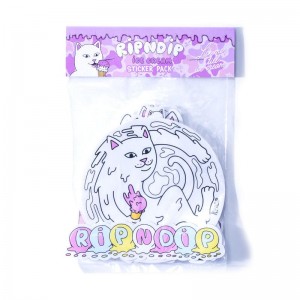 Ripndip Ice Cream Sticker Pack Accessoires Gekleurd | NLBC2943