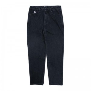 Ripndip La Brea Denim Broek Zwart Lichtturkoois | NLJJ2387
