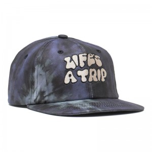 Ripndip Lifes A Trip 6 Panel Hoeden Zwart Olijfgroen Donker | NLEX2054
