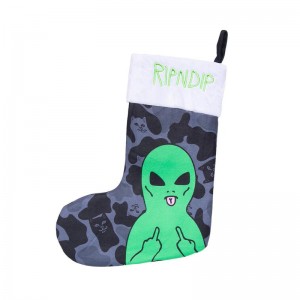 Ripndip Lord Alien Christmas Stocking Sokken Zwart | NLFM2643