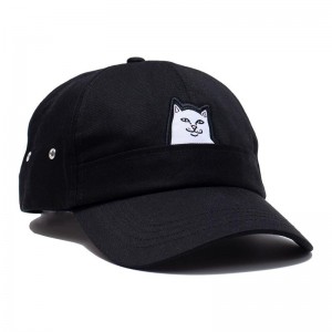 Ripndip Lord Nermal 6 Panel Pocket Hoeden Zwart | NLDN2064