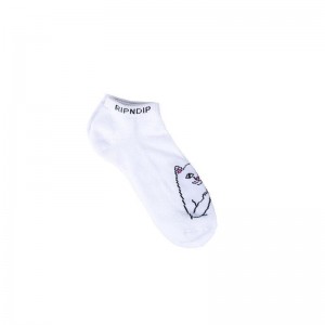 Ripndip Lord Nermal Ankle Sokken Wit | NLTV2678