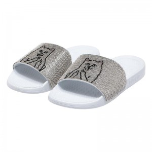 Ripndip Lord Nermal Badeslippers Wit | NLEX2028