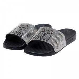 Ripndip Lord Nermal Badeslippers Zwart | NLWY2027