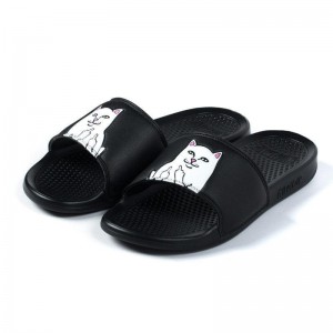 Ripndip Lord Nermal Badeslippers Zwart | NLXF2020