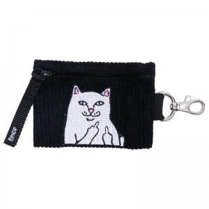 Ripndip Lord Nermal Card Holder Accessoires Zwart | NLSO2813