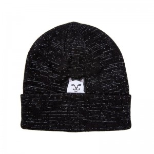 Ripndip Lord Nermal Geribbeld Muts Zwart | NLDN2090