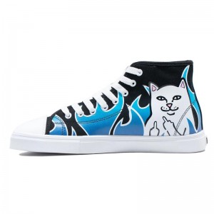 Ripndip Lord Nermal Hades High Top Hoog Blauw Zwart | NLLH2044