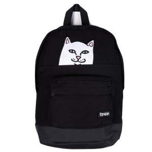 Ripndip Lord Nermal Klittenband Hands Rugzak Zwart | NLTV2749