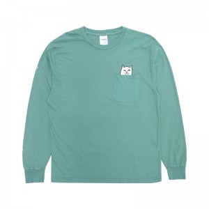 Ripndip Lord Nermal Lange Mouwen Diepgroen | NLRW2452