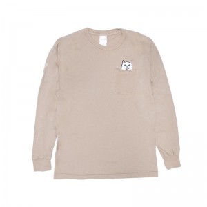 Ripndip Lord Nermal Lange Mouwen Khaki | NLXF2461