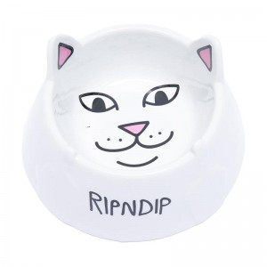 Ripndip Lord Nermal Pet Bowl Accessoires Wit | NLBC2801