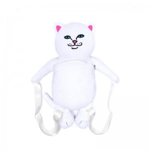 Ripndip Lord Nermal Plush Rugzak Wit | NLMA2754