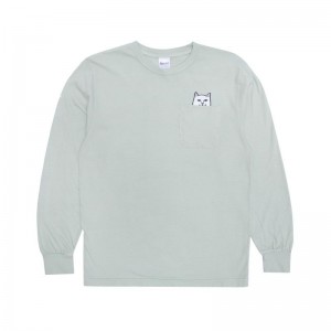 Ripndip Lord Nermal Pocket Lange Mouwen Olijfgroen | NLQZ2429