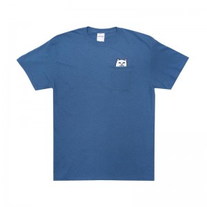 Ripndip Lord Nermal Pocket Overhemd Donkerblauw | NLRW2374