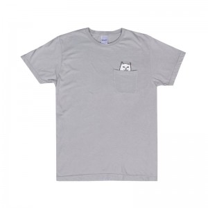 Ripndip Lord Nermal Pocket Overhemd Grijs | NLEX2375