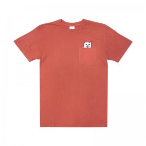 Ripndip Lord Nermal Pocket Overhemd Oranje | NLPQ2368