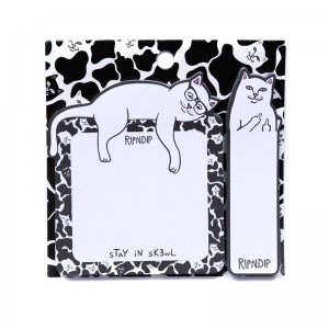 Ripndip Lord Nermal Post It Note Pack Accessoires Wit | NLJJ2950