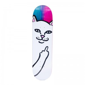 Ripndip Lord Nermal Skateboard Roze Blauw | NLIS2702