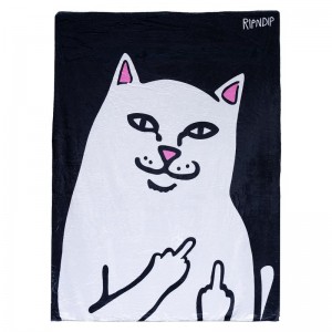 Ripndip Lord Nermal Throw Blanket Accessoires Zwart | NLFM2838