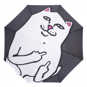 Ripndip Lord Nermal Umbrella Paraplu's Zwart | NLUT2632