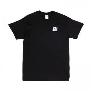 Ripndip Lord Nermaphobe Pocket Overhemd Zwart | NLQZ2286