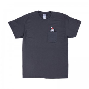 Ripndip Lord Santa Pocket Overhemd Grijs | NLUT2371