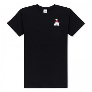 Ripndip Lord Santa Pocket Overhemd Zwart | NLOR2242