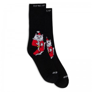 Ripndip Lord Santa Sokken Zwart | NLEX2654